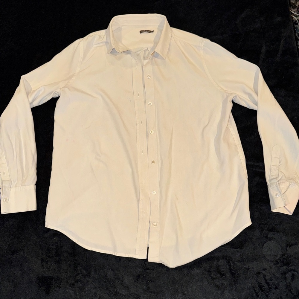 J. McLaughlin Men's White Button Down Shirt